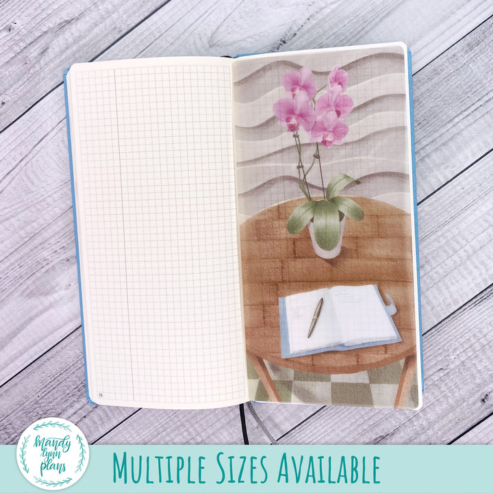 Orchid Blooms Vellum || Serenity Collection 003