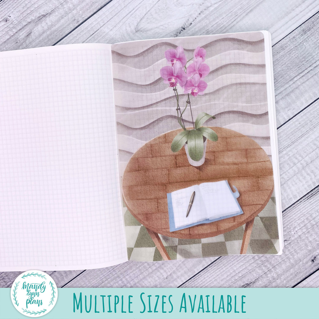 Orchid Blooms Vellum || Serenity Collection 003