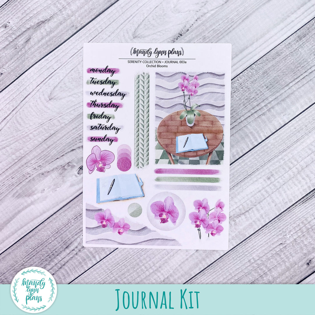 Orchid Blooms || Serenity Collection Journal Kit || SERENITY-J-003