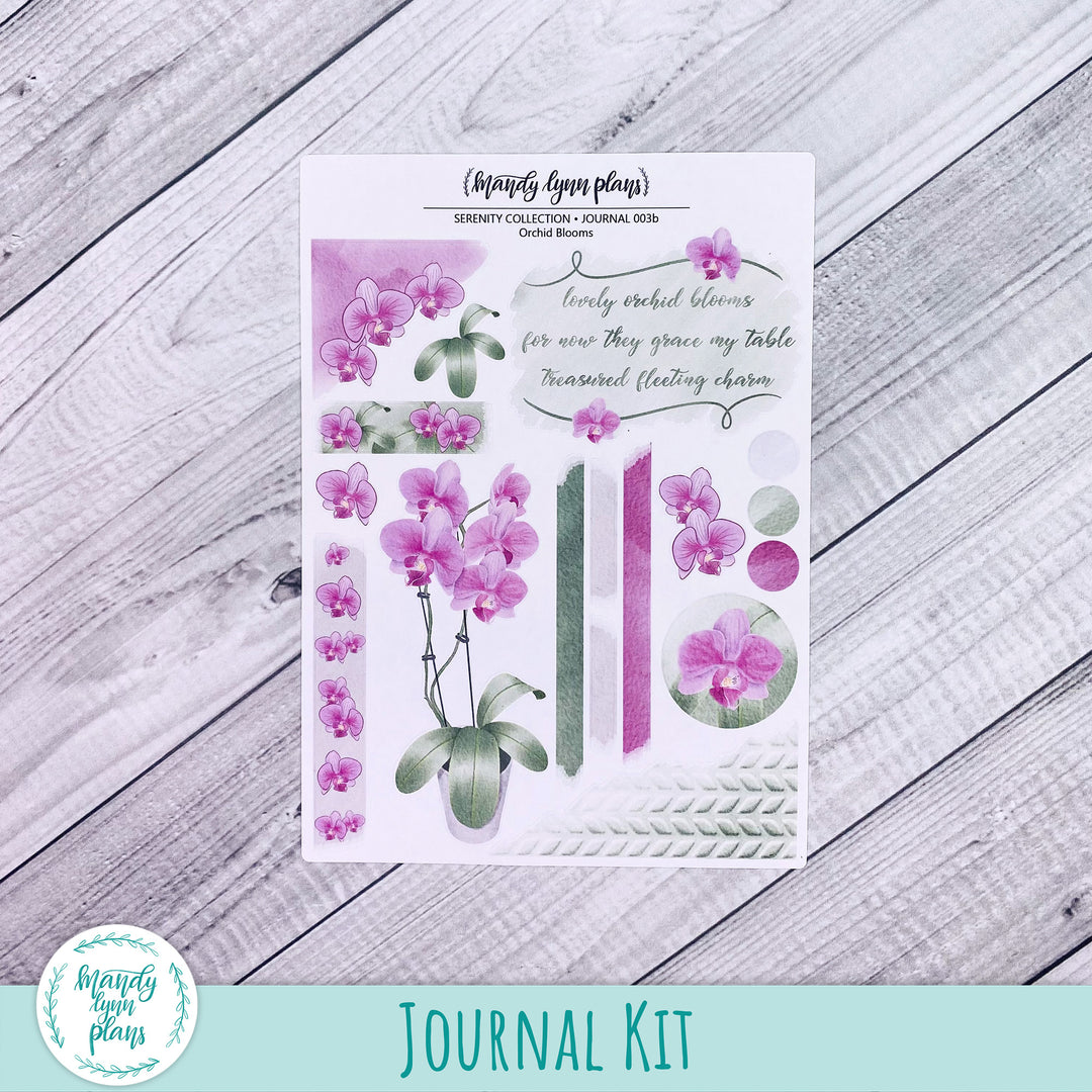 Orchid Blooms || Serenity Collection Journal Kit || SERENITY-J-003