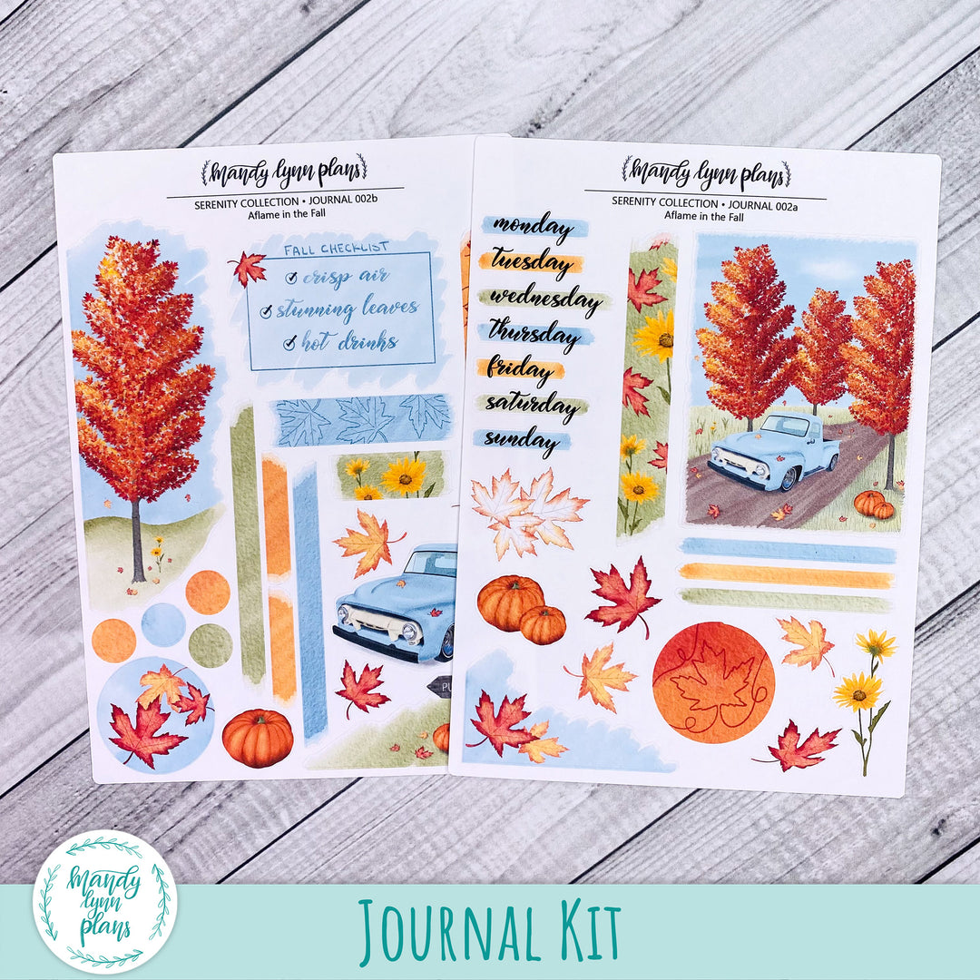 Aflame in the Fall || Serenity Collection Journal Kit || SERENITY-J-002