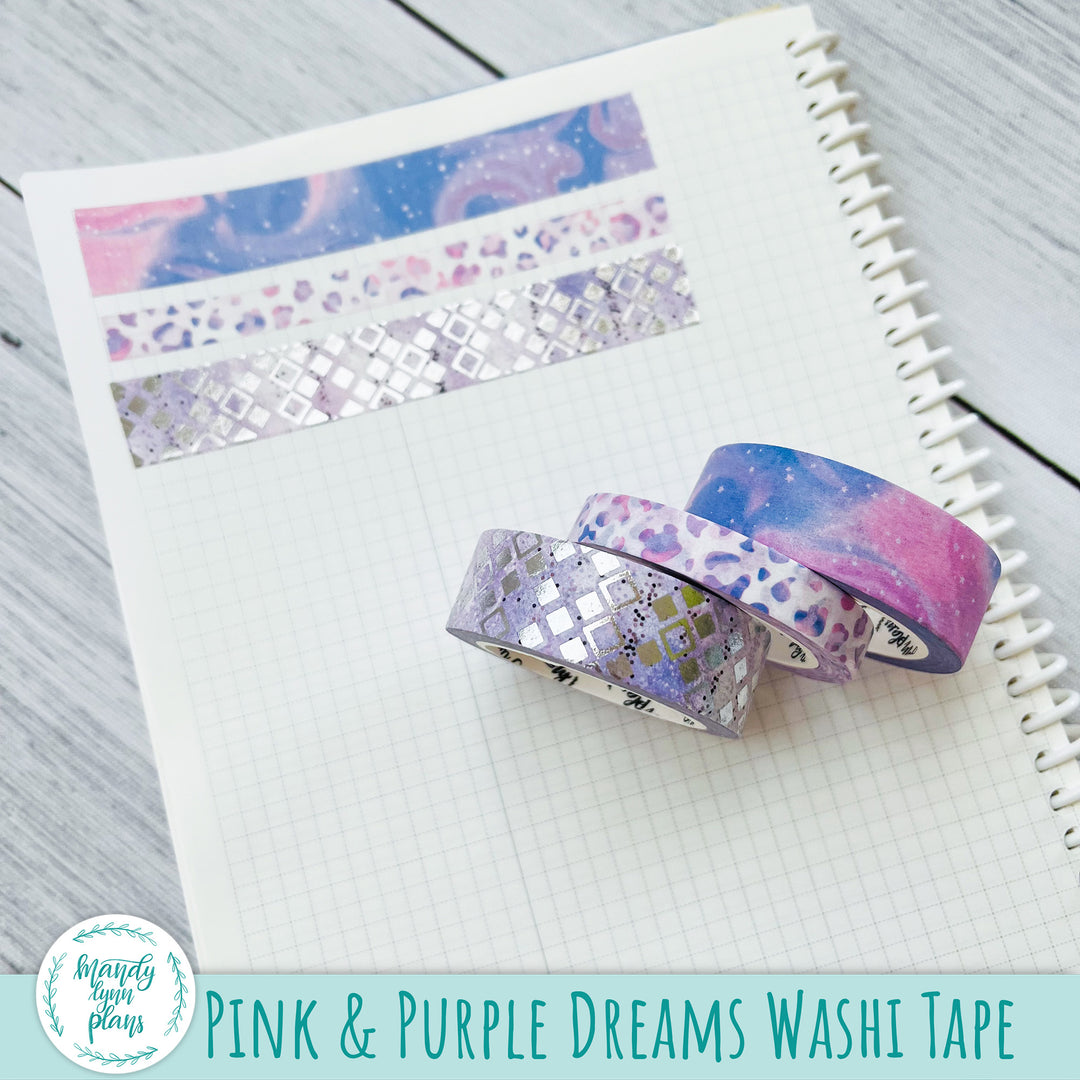 A5 Daily Kit || Pink and Purple Dreams || DL-C-1256