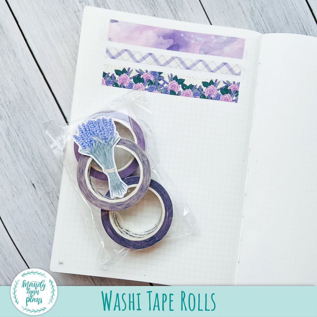 LIMITED TIME! Lavender Washi Tape Set