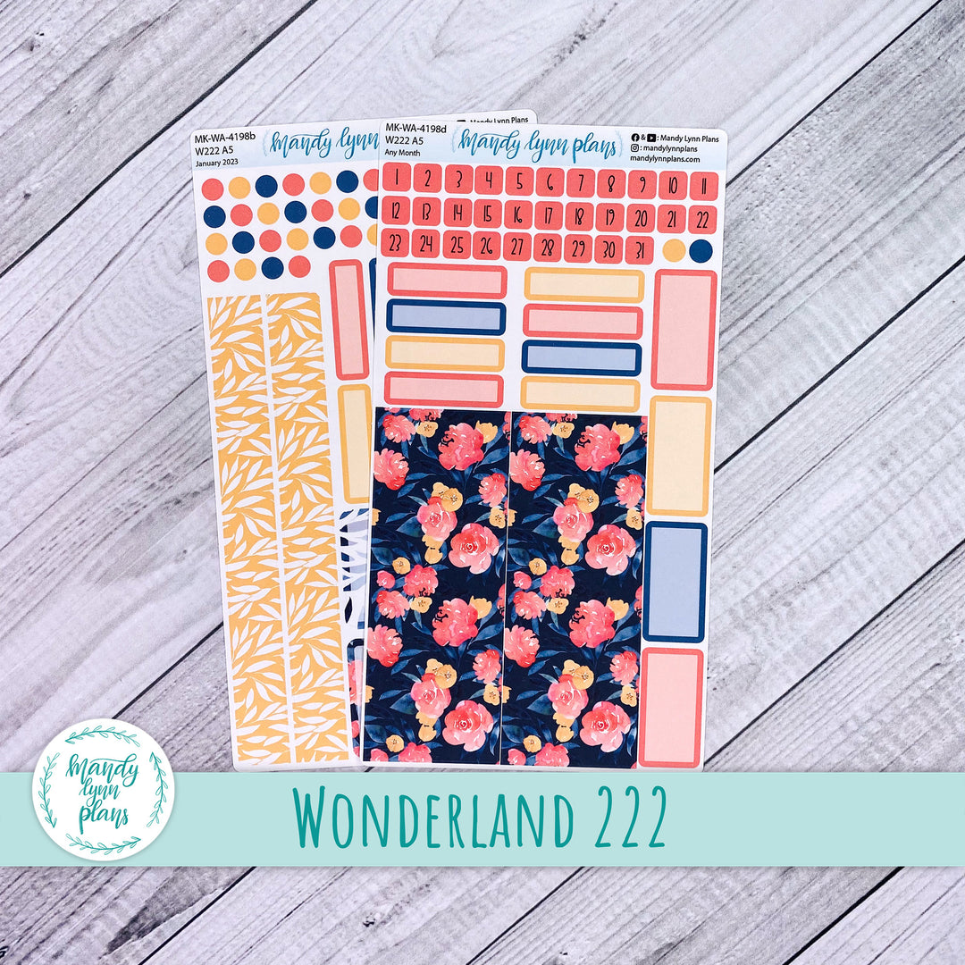 2024 Any Month Wonderland 222 Monthly Kit || Bright Floral || 198