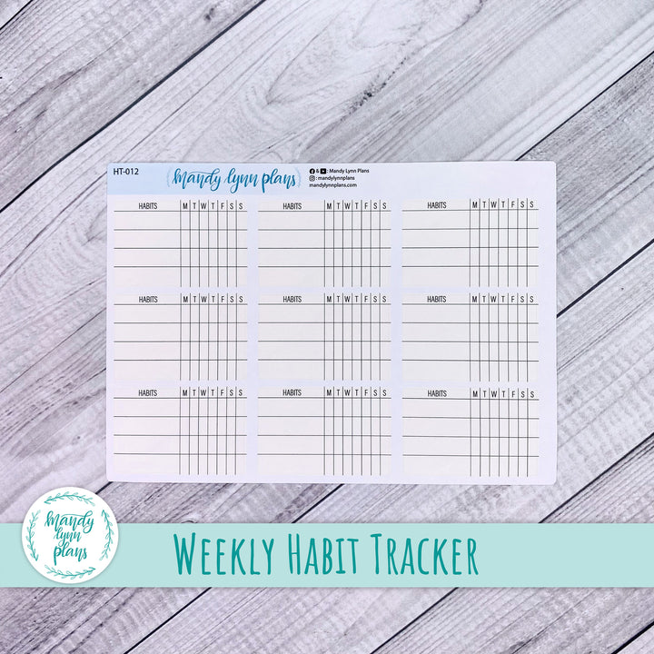 Weekly Habit Tracker