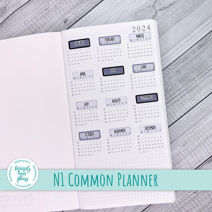 N1 Common Planner Year at a Glance