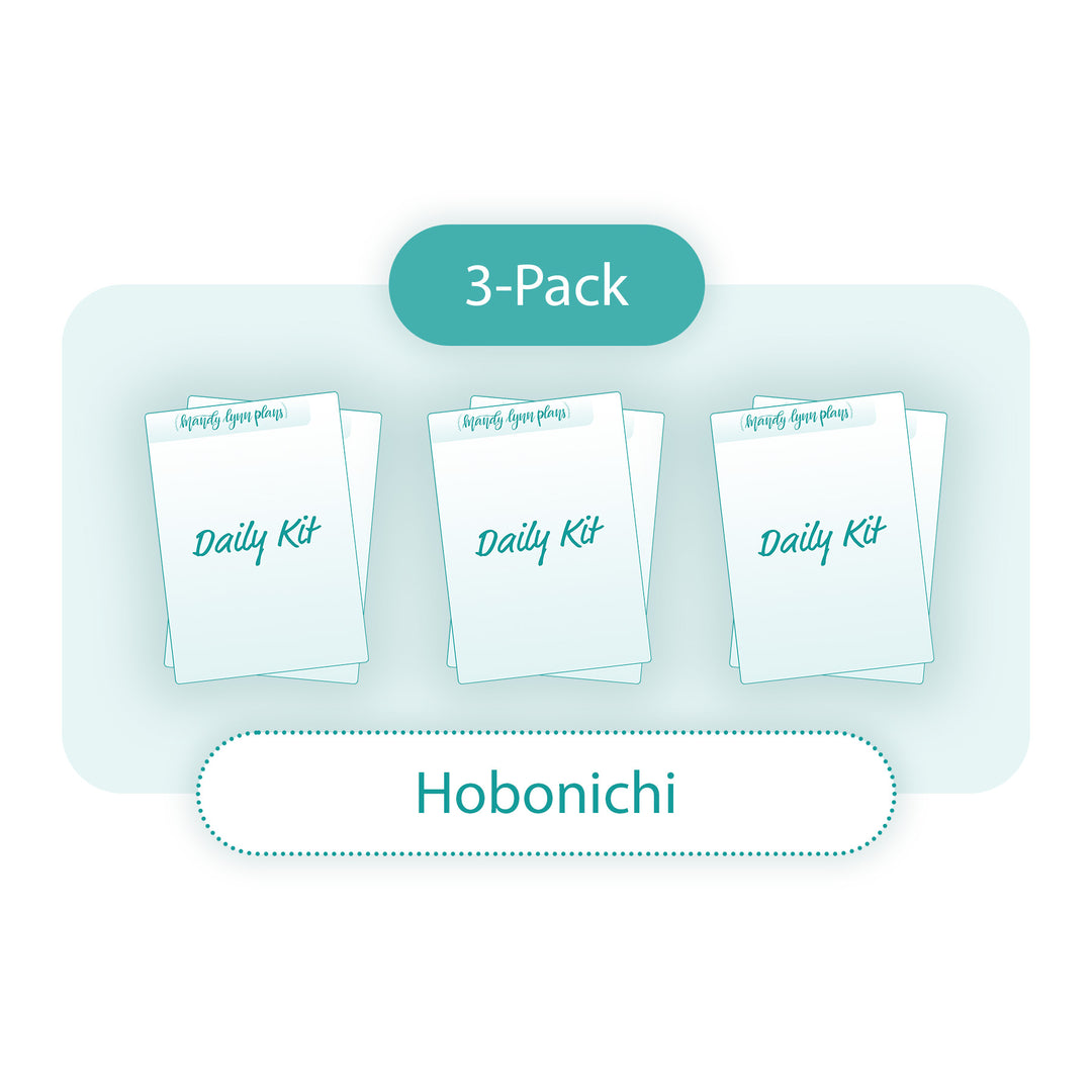 3-PACK Sub Box Daily Kit Add-On (Hobonichi)