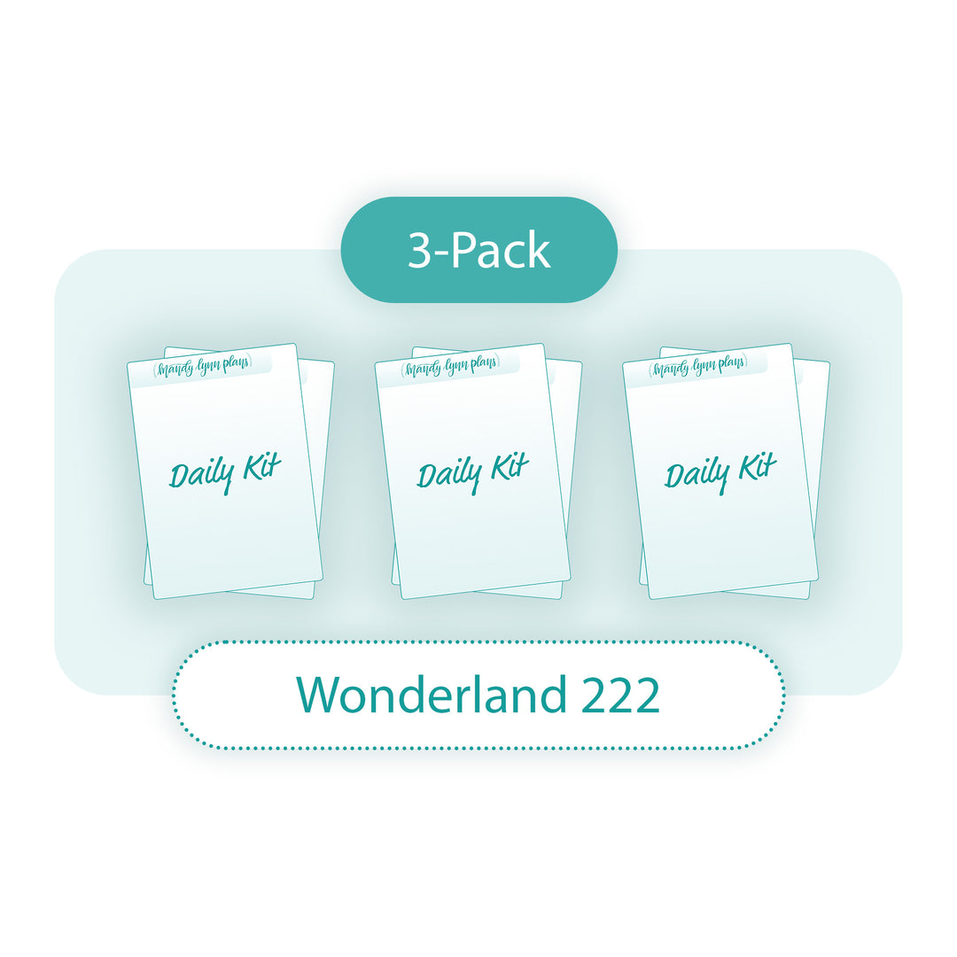 3-PACK Sub Box Daily Kit Add-On (Wonderland 222)