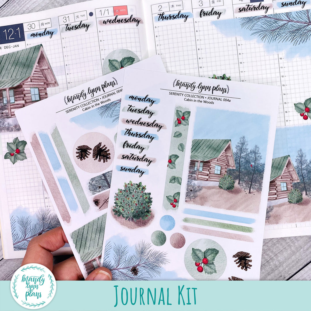 Cabin in the Woods || Serenity Collection Journal Kit || SERENITY-J-004