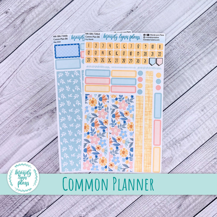 Any Month Common Planner Monthly Kit || Spring Days || 266