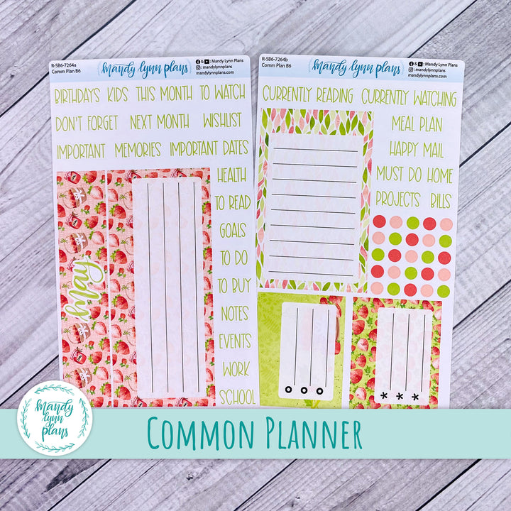 May Common Planner Dashboard || Strawberry Patch || 264