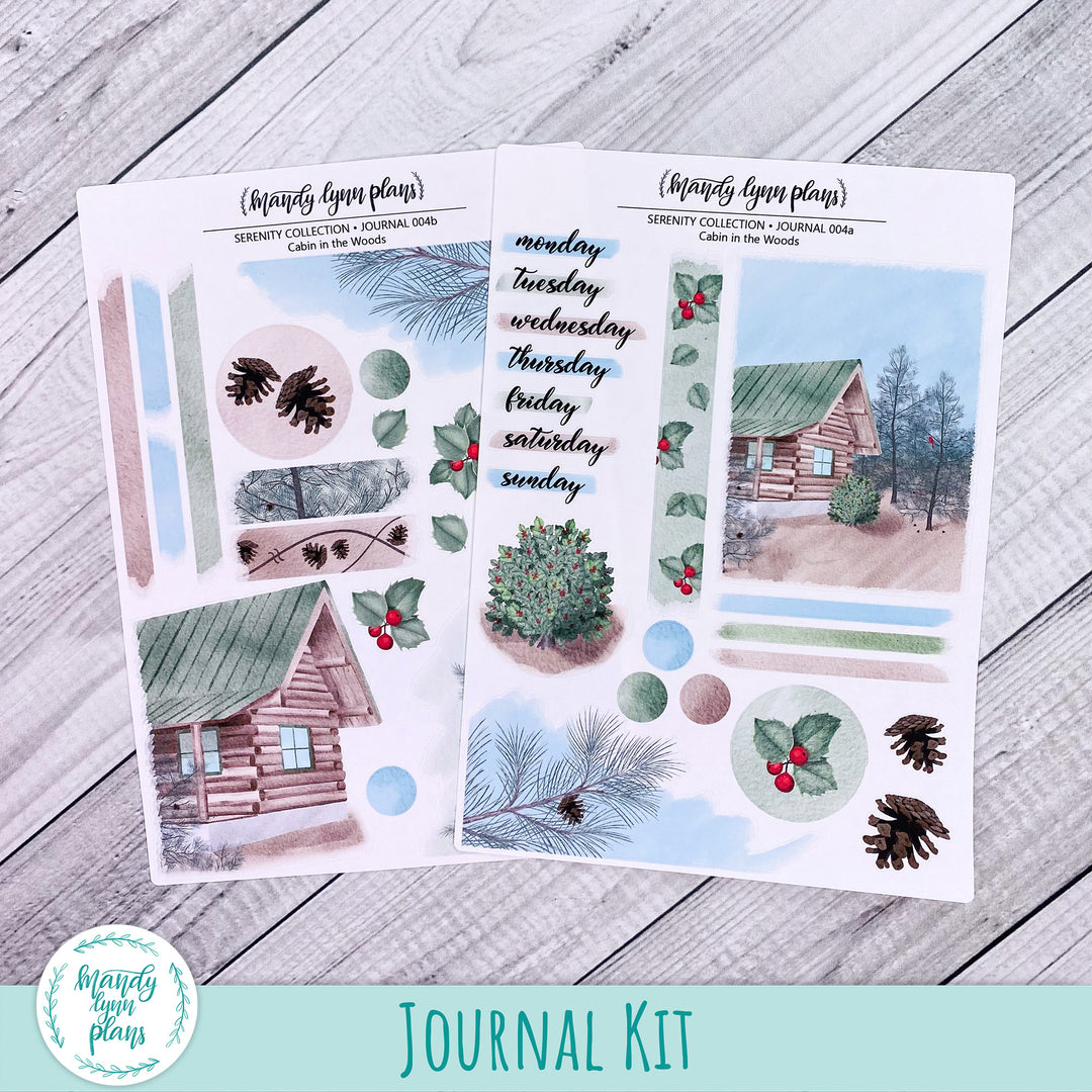 Cabin in the Woods || Serenity Collection Journal Kit || SERENITY-J-004