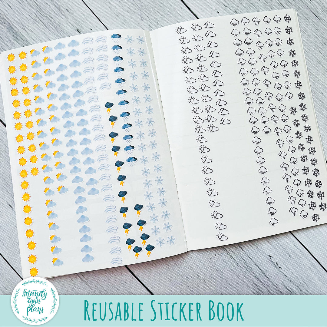 Reusable Sticker Book Album