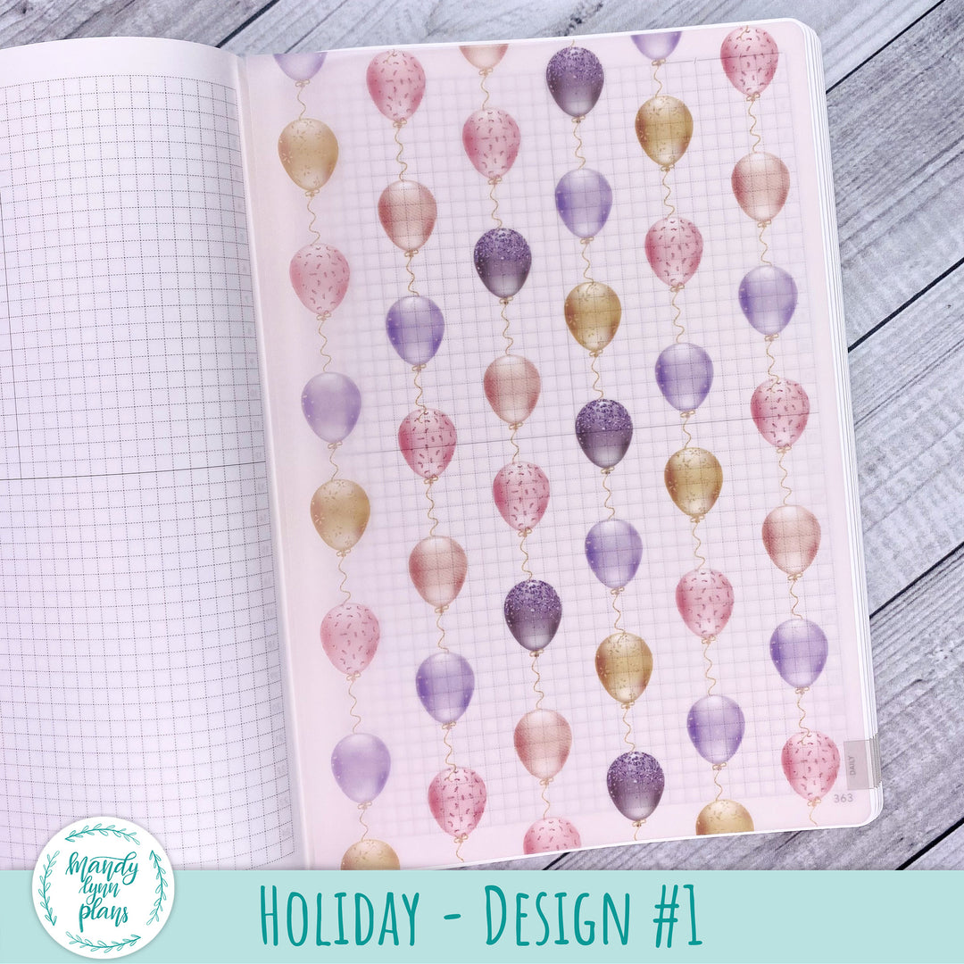 Whole Year Vellum Bundles || 6 Planner Sizes || 3 Design Options