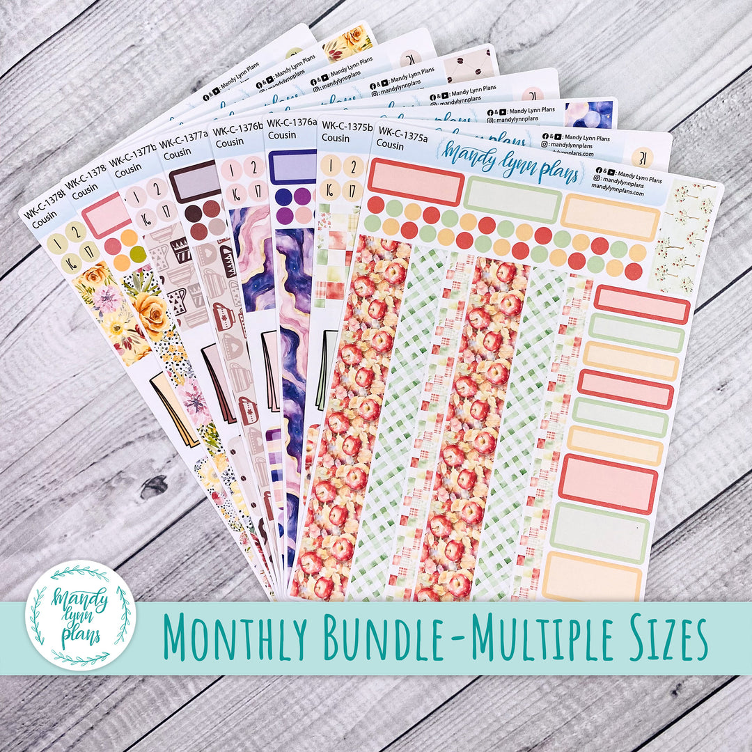 September 2026 Monthly Bundle - Weekly Kits