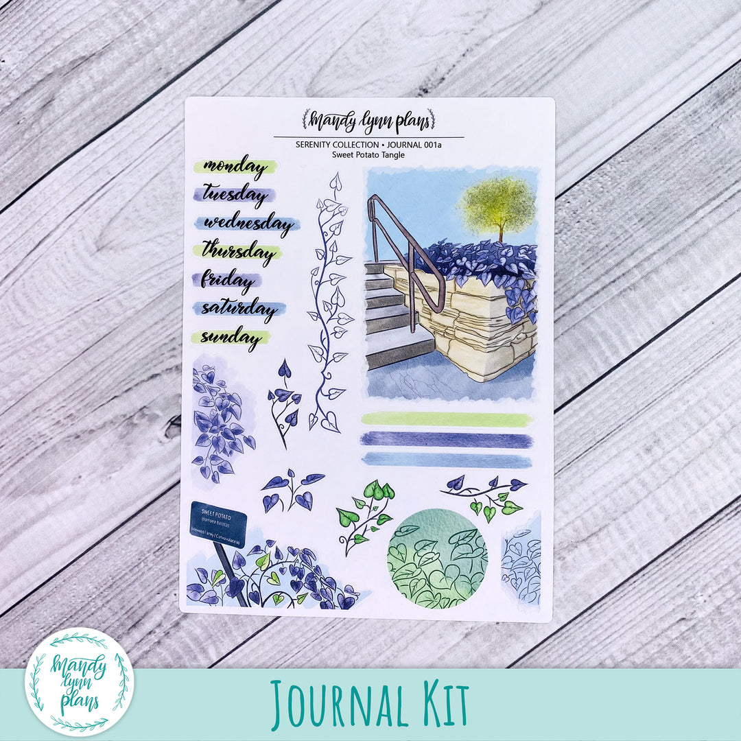 Sweet Potato Tangle || Serenity Collection Journal Kit || SERENITY-J-001