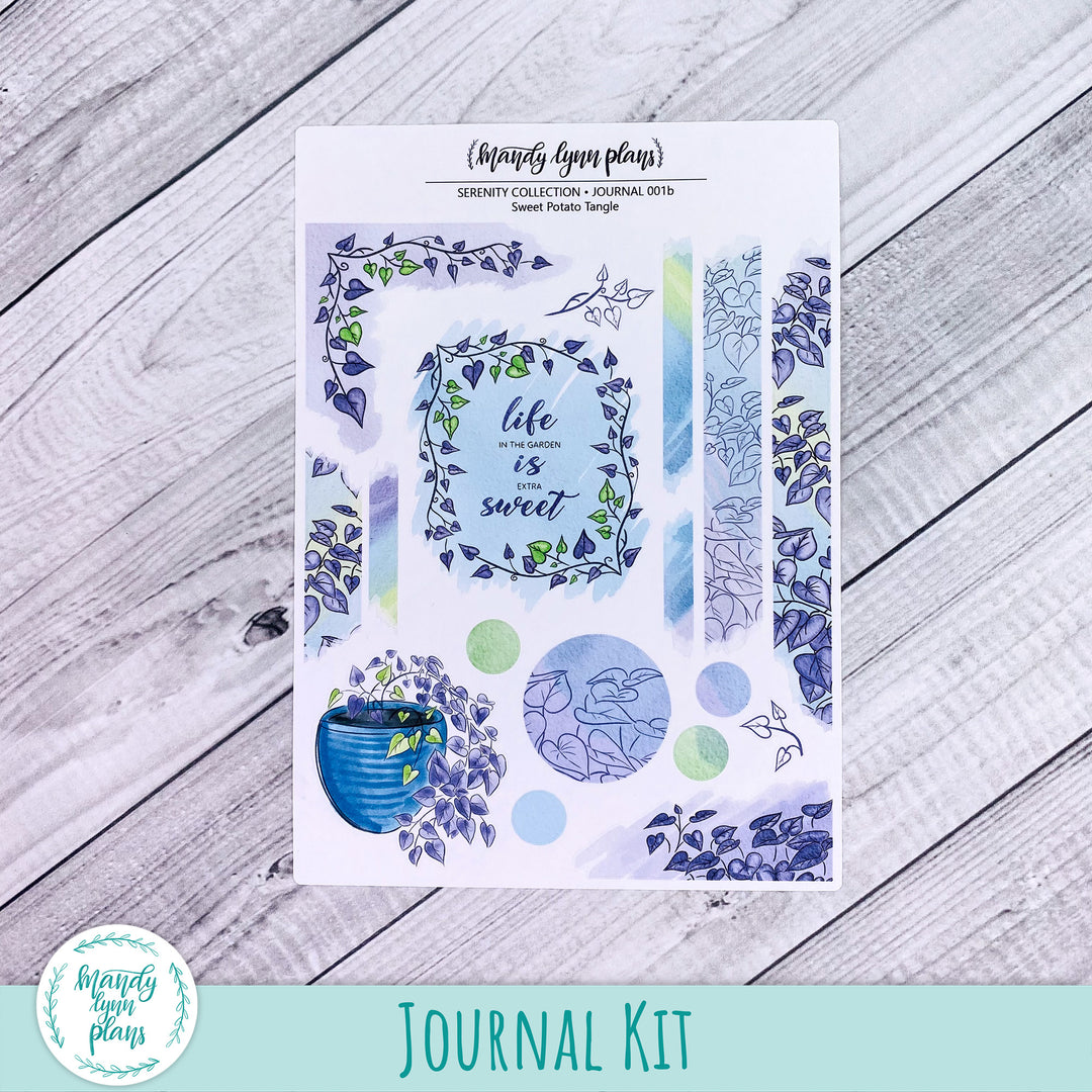 Sweet Potato Tangle || Serenity Collection Journal Kit || SERENITY-J-001