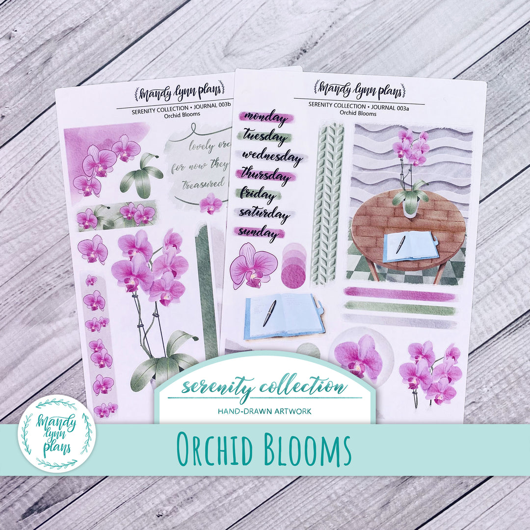 Orchid Blooms || Serenity Collection Journal Kit || SERENITY-J-003