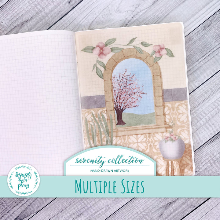 Courtyard Garden Vellum || Serenity Collection 005