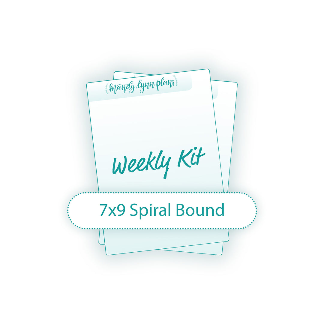 Sub Box Weekly Kit Add-On (7x9 Spiral Bound)