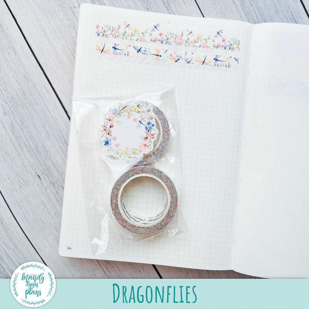 LIMITED TIME! Dragonflies Washi Tape Set