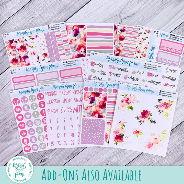 August 2026 or Any Month Monthly Kit || A5, B6, A6 Plans by Just Scribble || Vibrant Verbena || 371