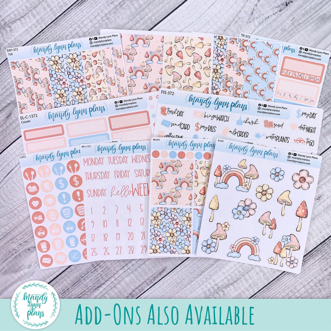August 2026 or Any Month Monthly Kit || Sterling Ink A5, A5 Slim, B6, B6 Slim, N1, N2 Common Planner || Whimsical Garden || 372