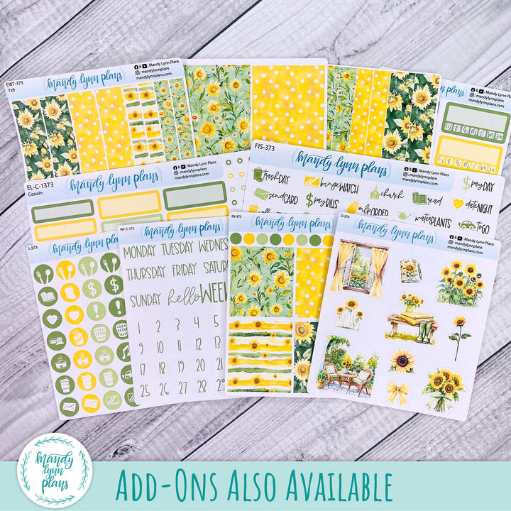 August 2026 or Any Month Monthly Kit || A5, B6, A6 Plans by Just Scribble || Sunny Days || 373