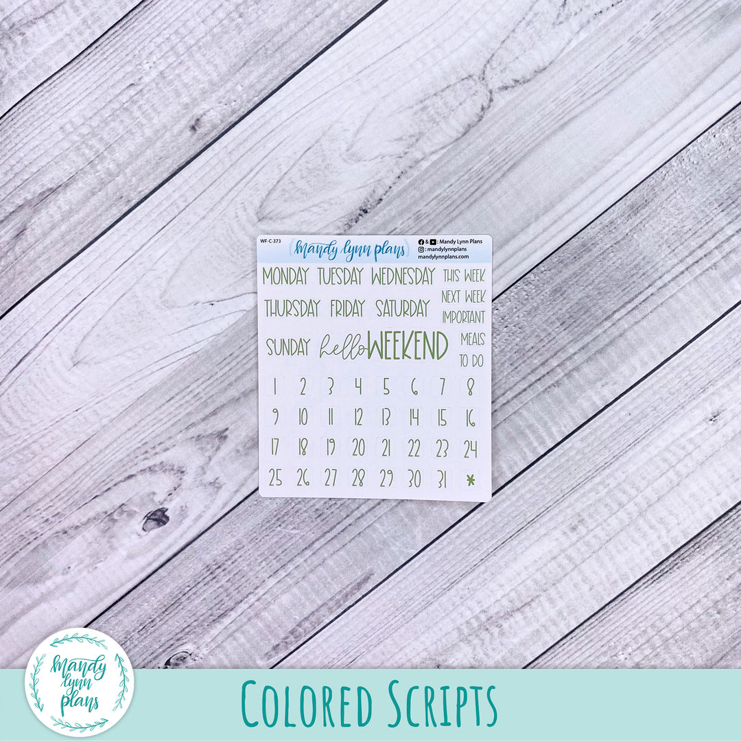 Sunny Days Add-Ons || 373