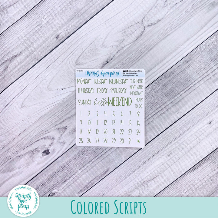 Sunny Days Add-Ons || 373