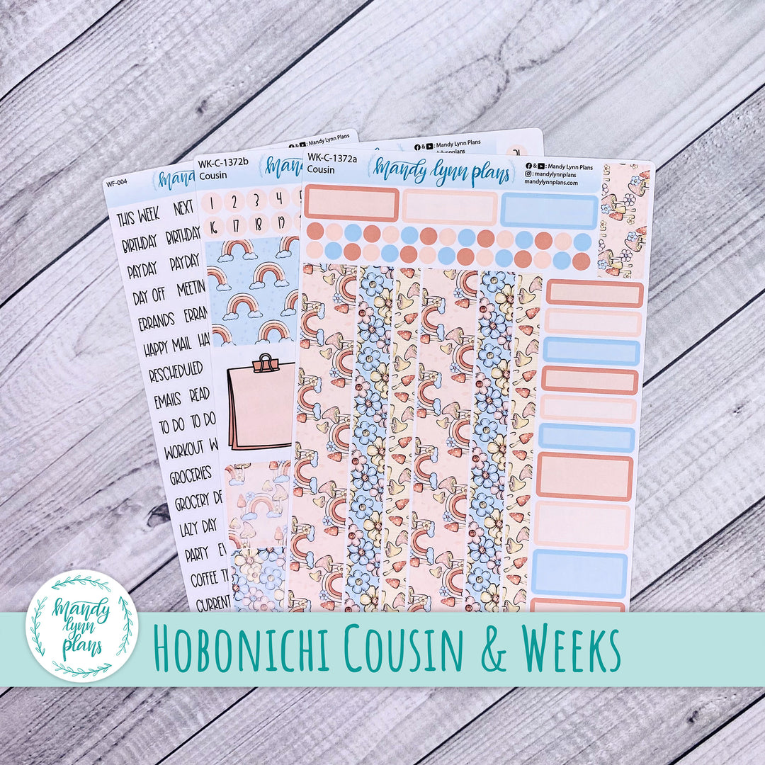 Weekly Kit || Hobonichi Cousin and Weeks || Whimsical Garden || 372