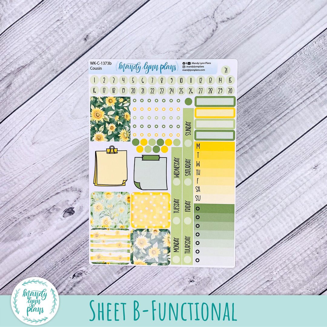 Weekly Kit || Hobonichi Cousin and Weeks || Sunny Days || 373