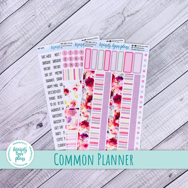 Weekly Kit || Sterling Ink Common Planners || Vibrant Verbena || 371