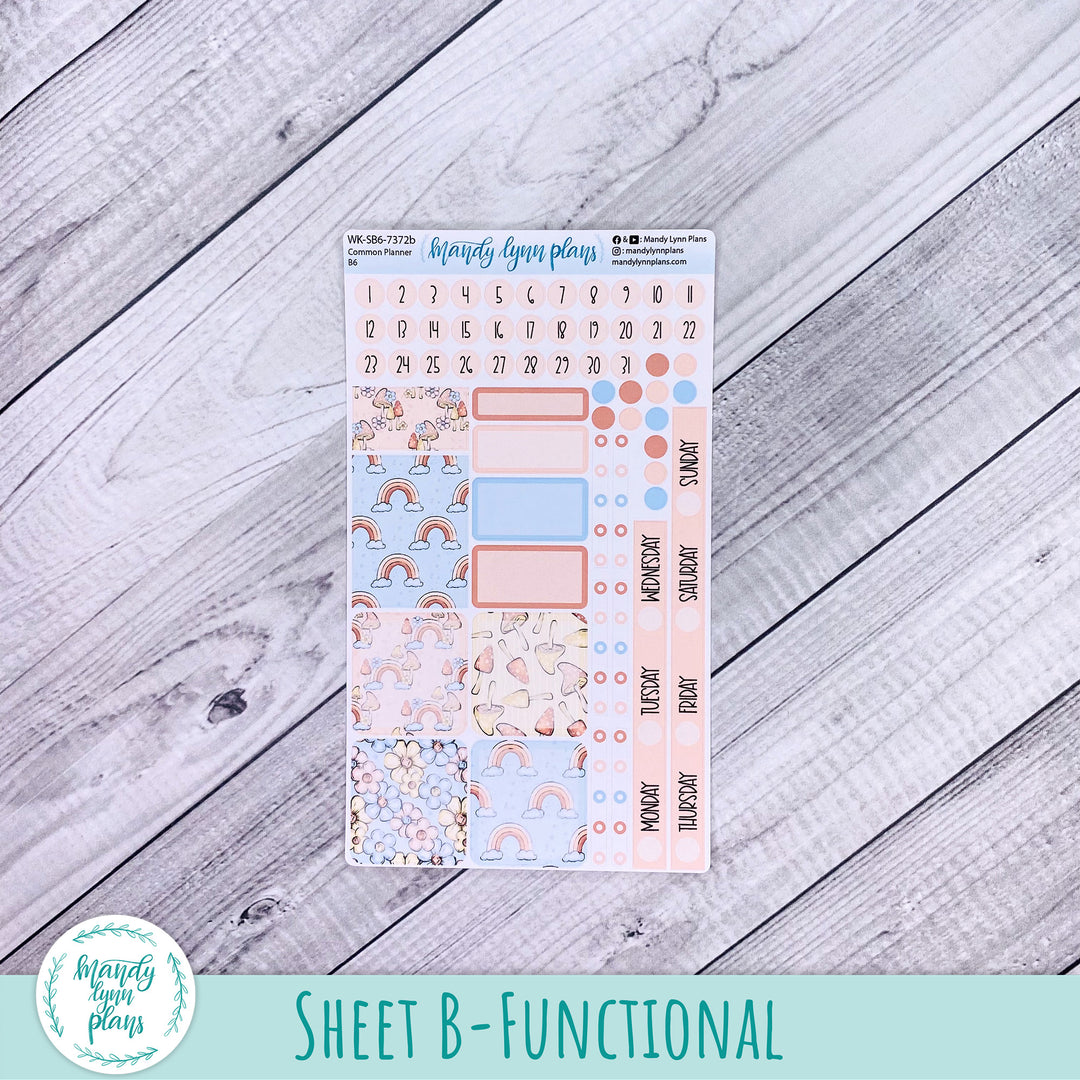 Weekly Kit || Sterling Ink Common Planners || Whimsical Garden || 372