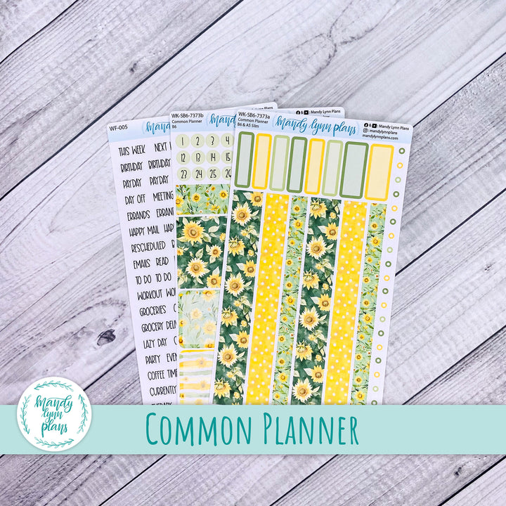 Weekly Kit || Sterling Ink Common Planners || Sunny Days || 373