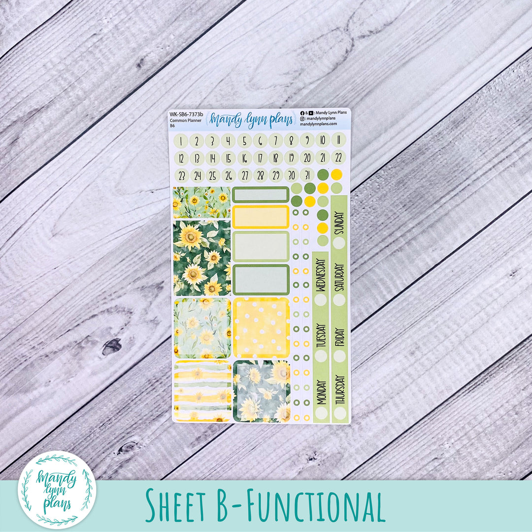 Weekly Kit || Sterling Ink Common Planners || Sunny Days || 373