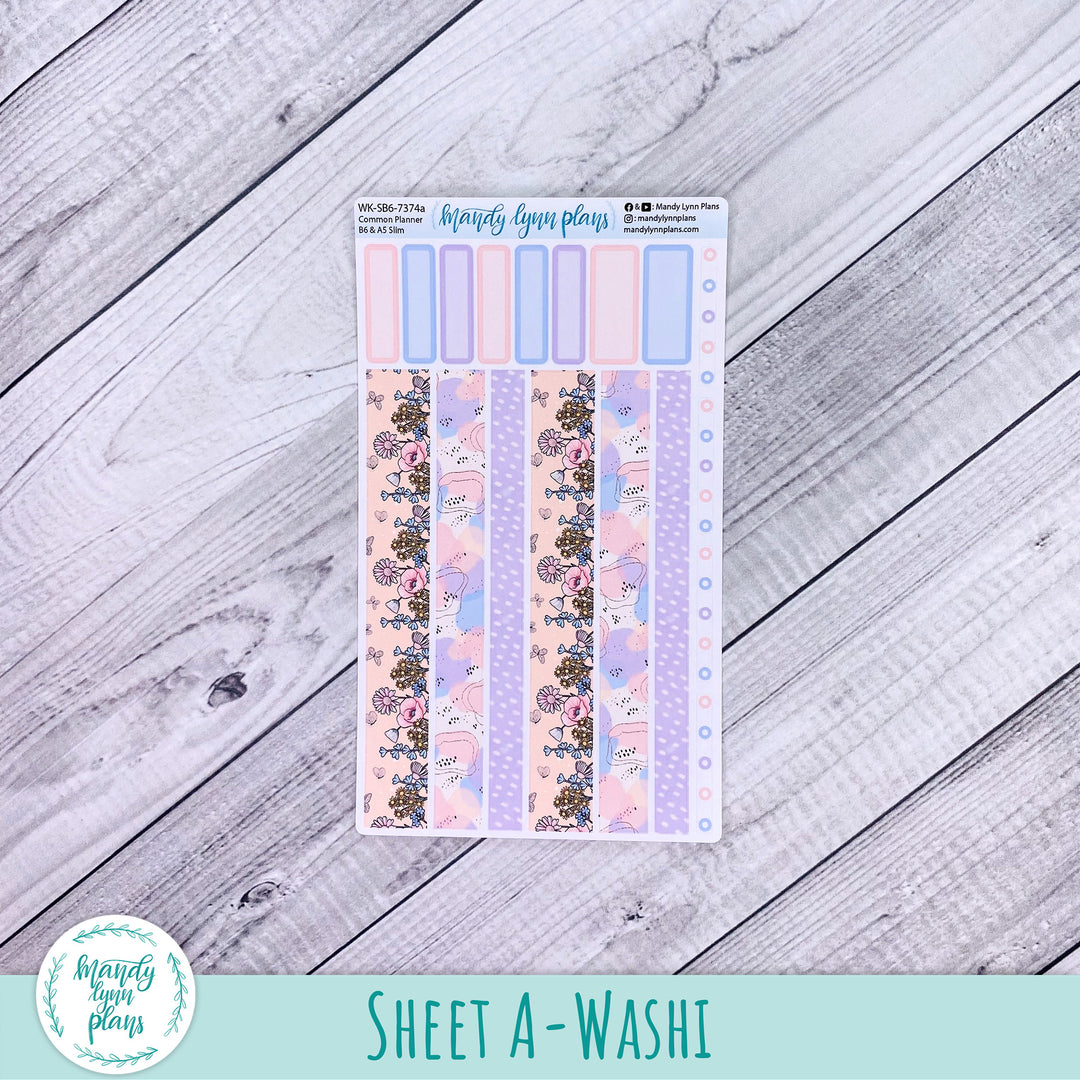 Weekly Kit || Sterling Ink Common Planners || Fluttering Florals || 374