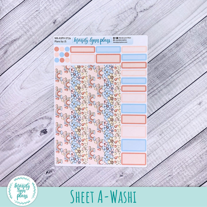 Weekly Kit || A5, B6, A6 Plans by Just Scribble || Whimsical Garden || 372