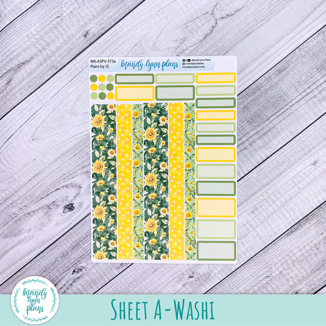 Weekly Kit || A5, B6, A6 Plans by Just Scribble || Sunny Days || 373
