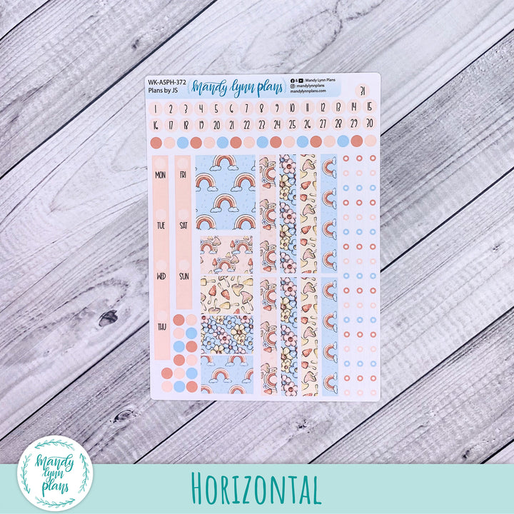 Weekly Kit || A5, B6, A6 Plans by Just Scribble || Whimsical Garden || 372