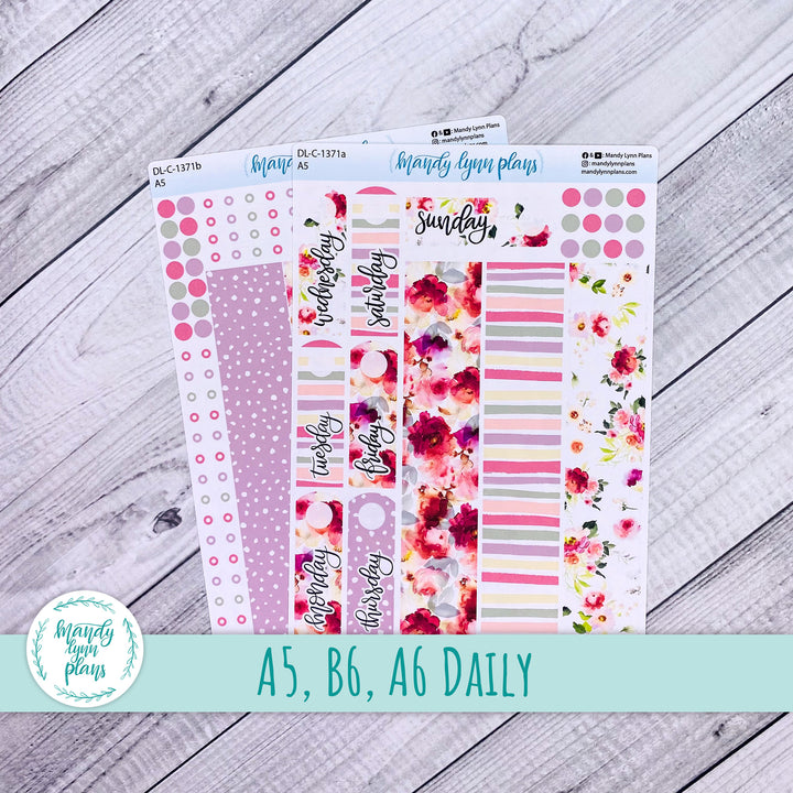 Daily Kit || A5, B6, A6 || Vibrant Verbena || 371