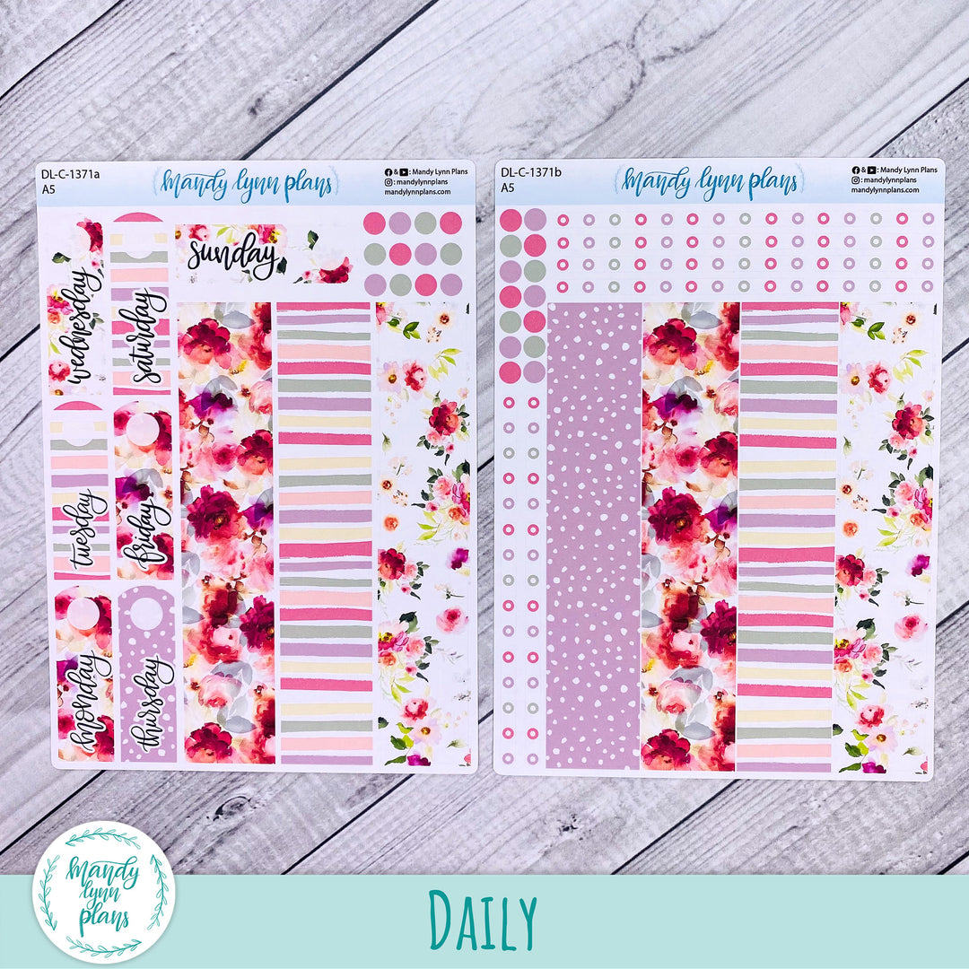 Daily Kit || A5, B6, A6 || Vibrant Verbena || 371