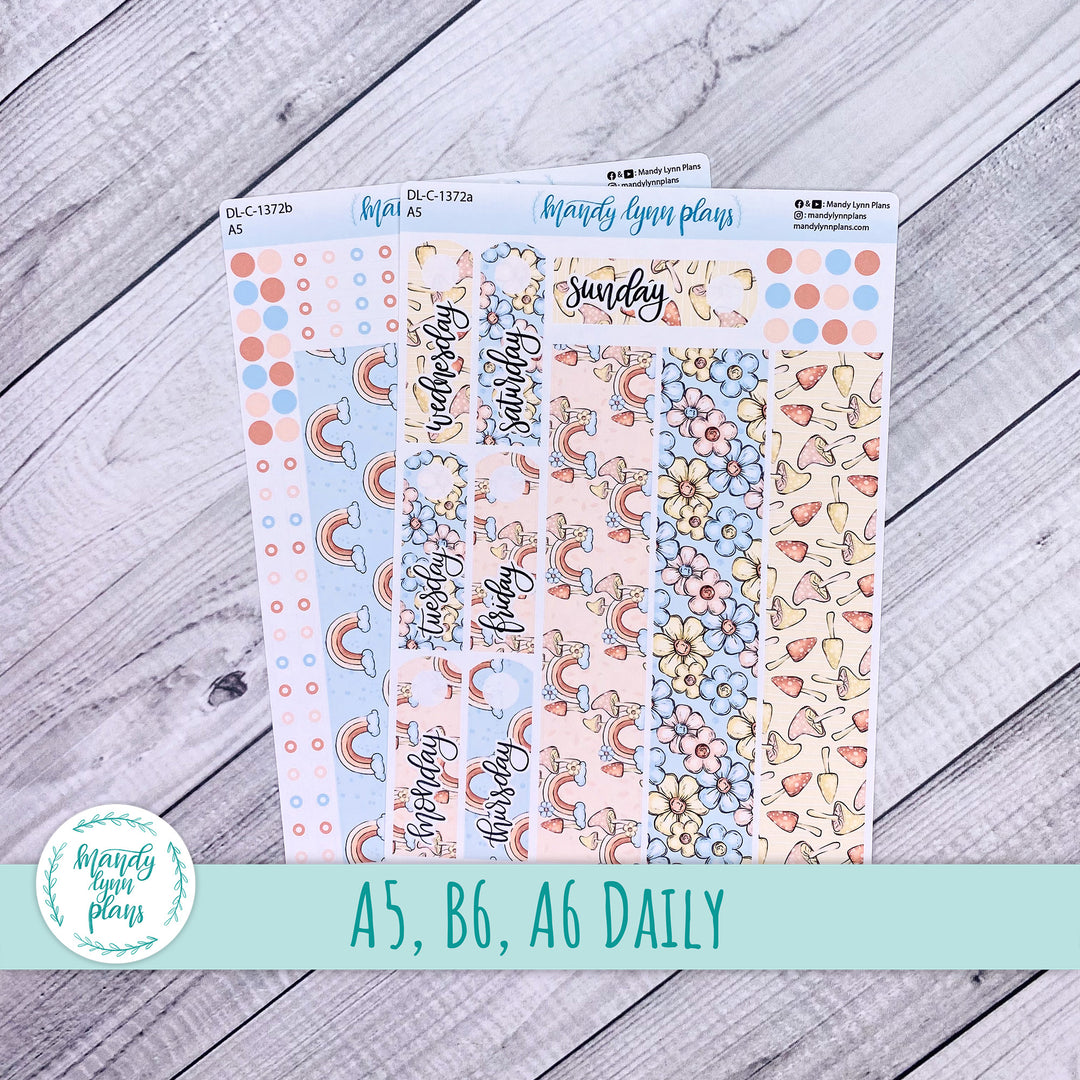 Daily Kit || A5, B6, A6 || Whimsical Garden || 372
