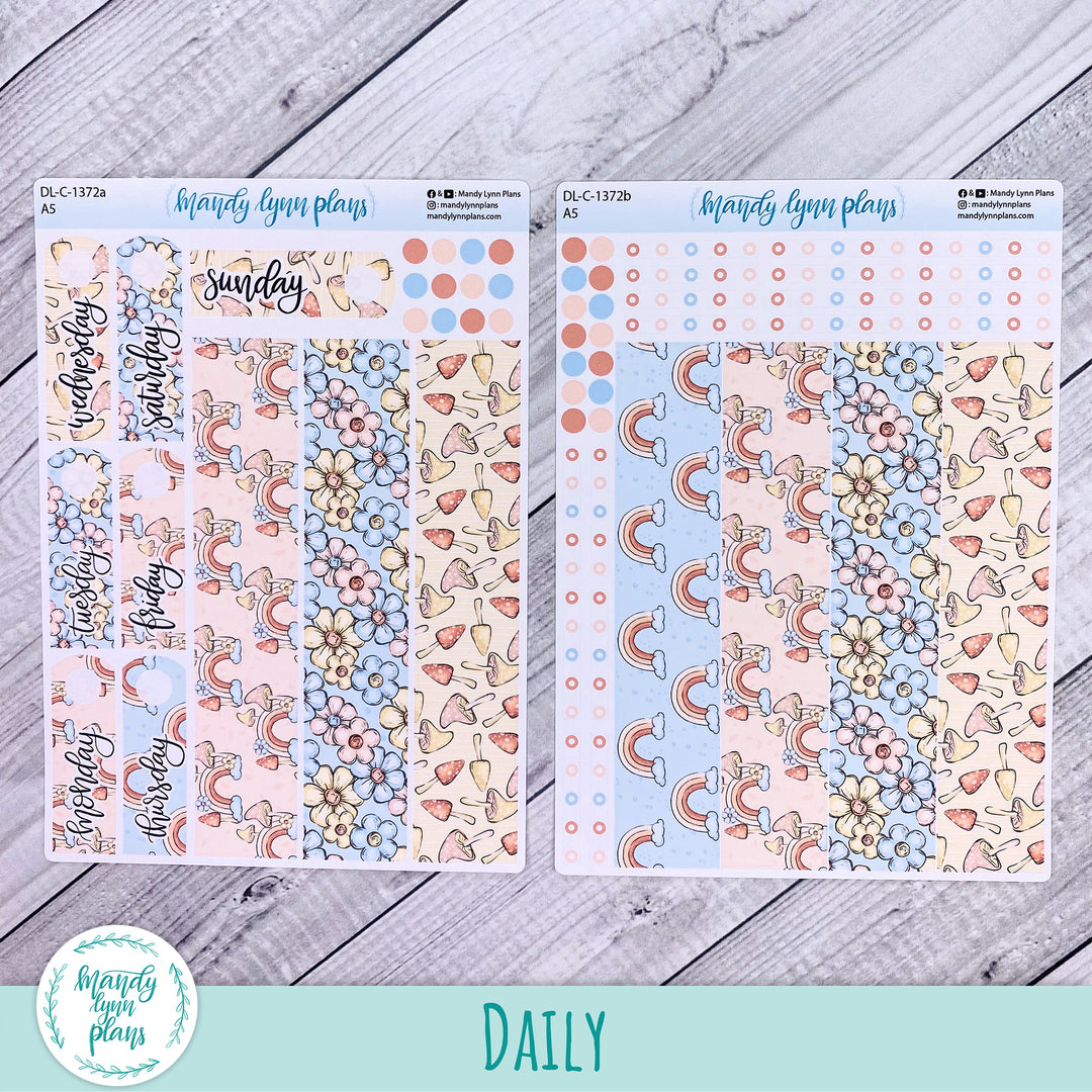 Daily Kit || A5, B6, A6 || Whimsical Garden || 372