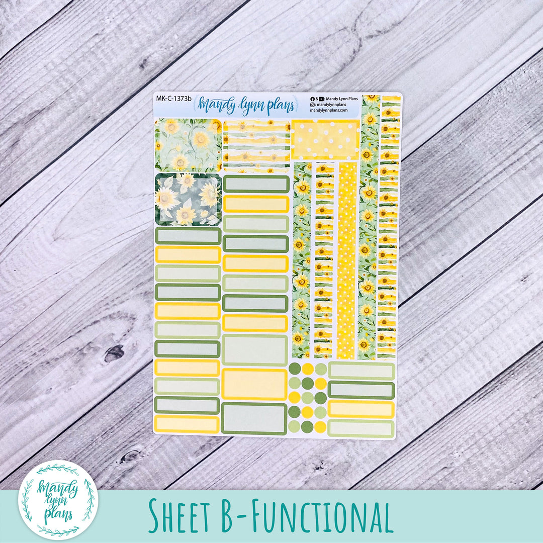 August 2026 or Any Month Monthly Kit || Hobonichi Cousin, Weeks, A6 || Sunny Days || 373