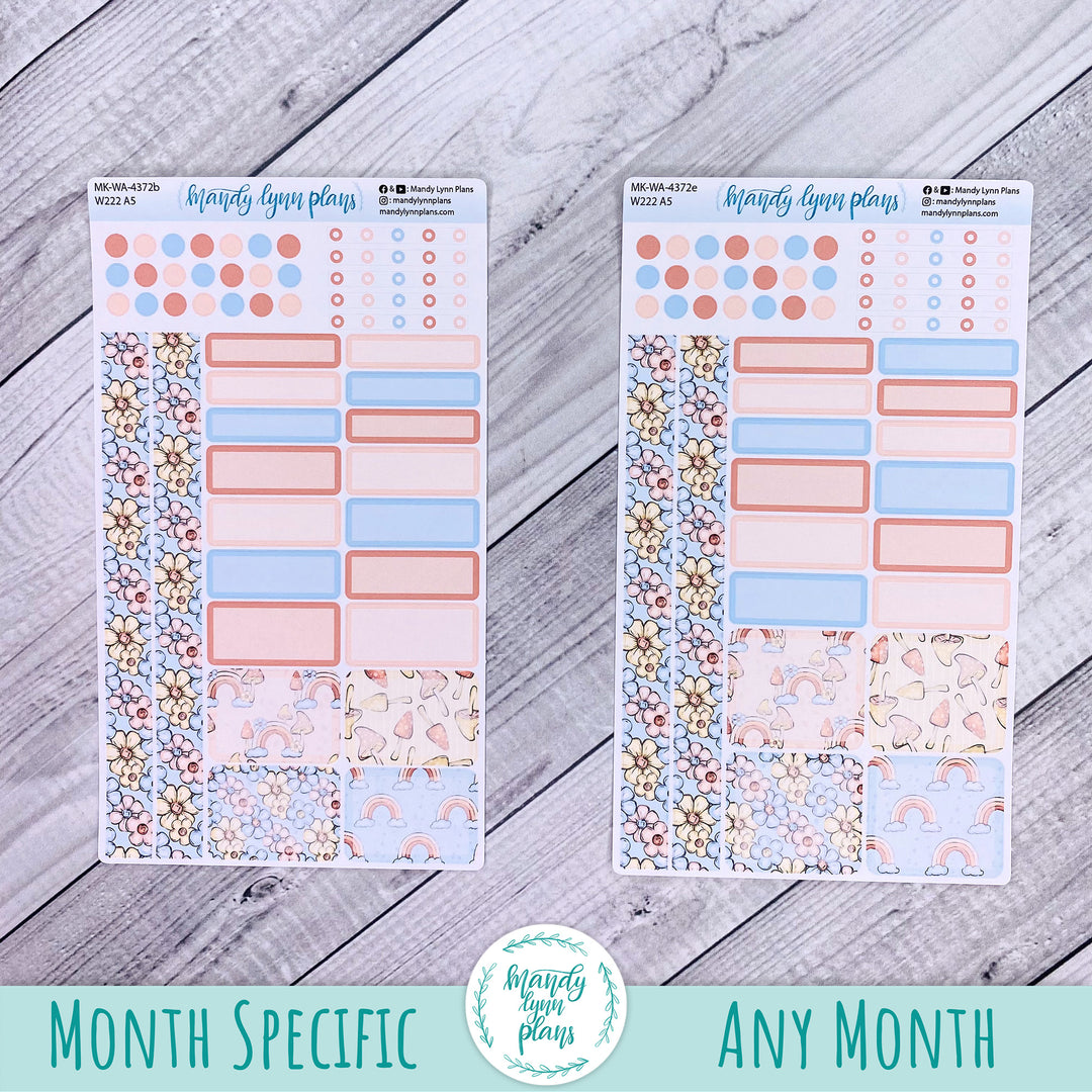 August 2026 or Any Month Monthly Kit || Wonderland 222 A5, B6, A6 || Whimsical Garden || 372