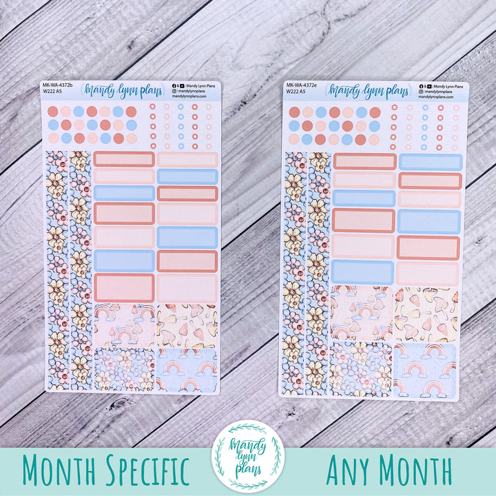 August 2026 or Any Month Monthly Kit || Wonderland 222 A5, B6, A6 || Whimsical Garden || 372