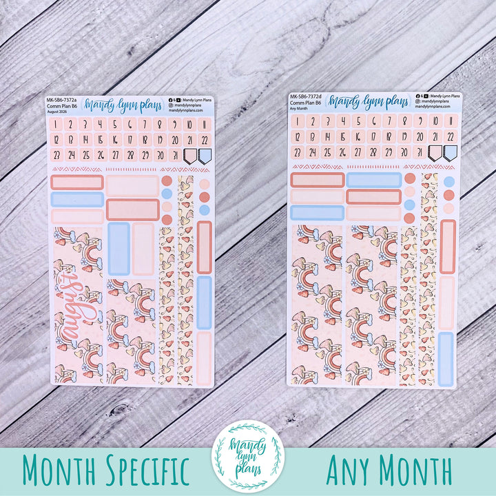 August 2026 or Any Month Monthly Kit || Sterling Ink A5, A5 Slim, B6, B6 Slim, N1, N2 Common Planner || Whimsical Garden || 372
