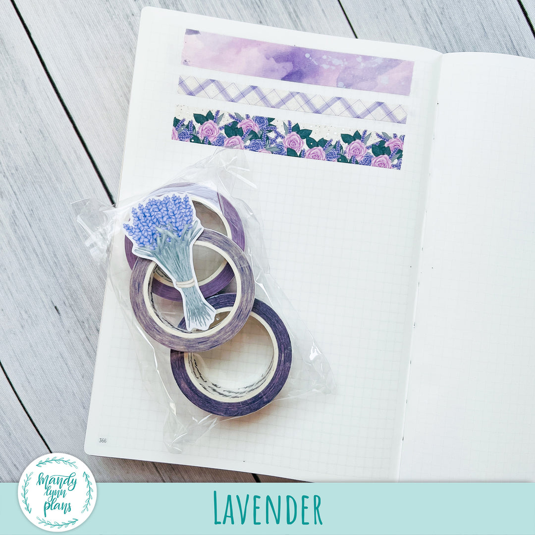 LIMITED TIME! Lavender Washi Tape Set