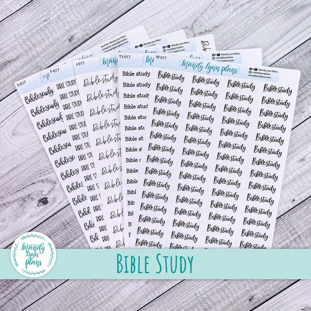 Bible Study Scripts || 017